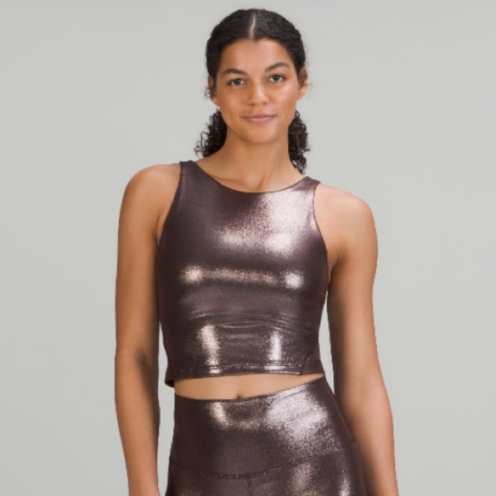 lululemon Align High Neck Tank Top *Shine